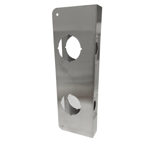 Door Reinforcer 2 Hole 60mm Backset SS 1PC