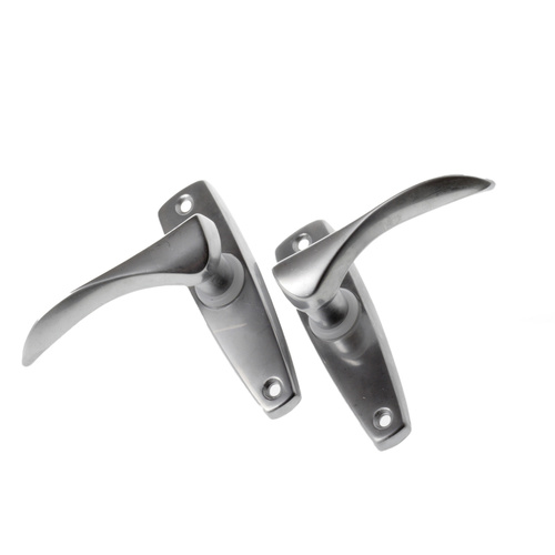 Lever Latch Set Satin Chrome