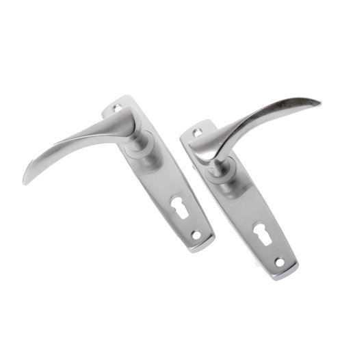 Lever Latch Set Satin Chrome