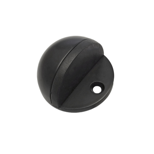 Rubber Bumper Door Stop 23mm(H) BLK 1PC