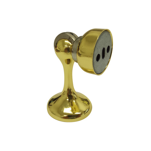 Magnetic Door Stop 68mm(L) Polished Brass