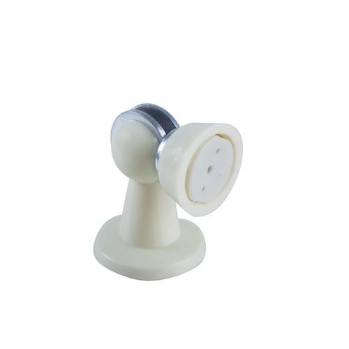 Magnetic Door Stop 75mm(L) Plastic WHT 1PC