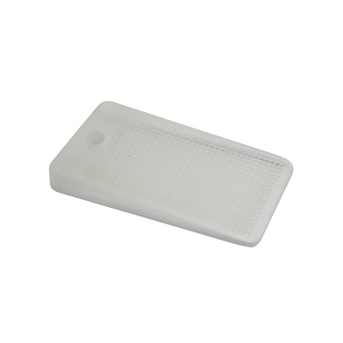 Furniture Wedge 50mm(L) Plastic WHT 6PCS