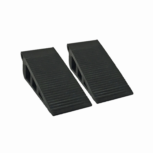 Rubber Door Wedge 25mm(H) BLK 2PCS