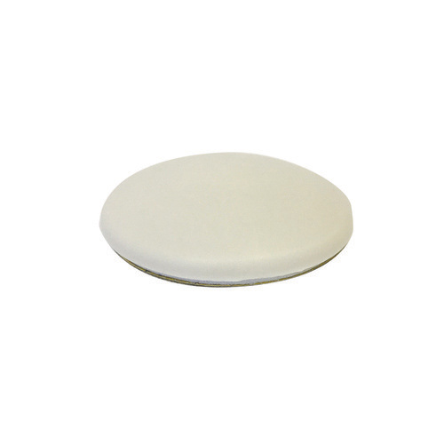 Wall Bumper Door Stop 40mm(D) Plastic WHT