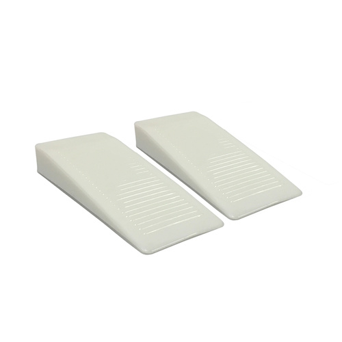 Plastic Door Wedge 13mm(H) Plastic WHT 4PC