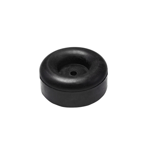 Round Rubber Door Stop 63mm(D) BLK 1PC
