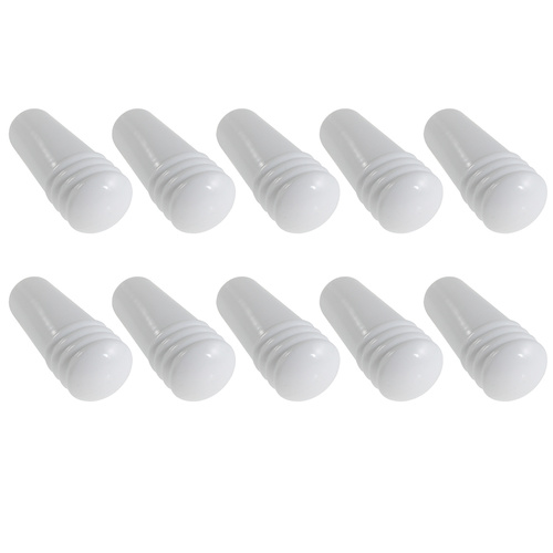 Cushion Door Stop 100mm(L) Plastic WHT 10P