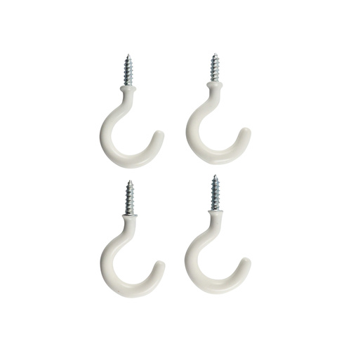 Cup Hooks - White 4PCS