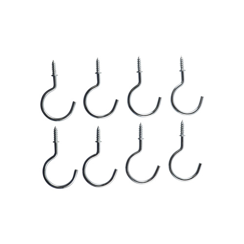 Cup Hooks - Silver 8PCS