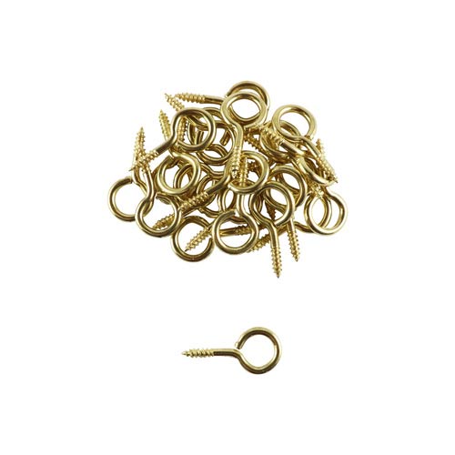 Screw Eyes - Brass 25PCS