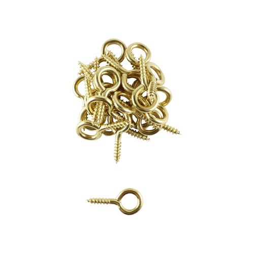 Screw Eyes - Brass 25PCS