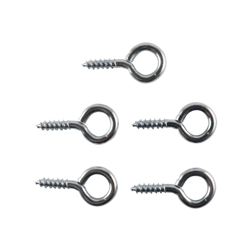 Screw Eyes - Silver 5PCS