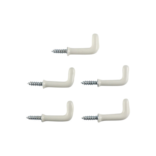Square Hooks - White 5PCS