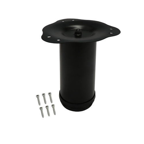 60x150mm Round Black Table Leg