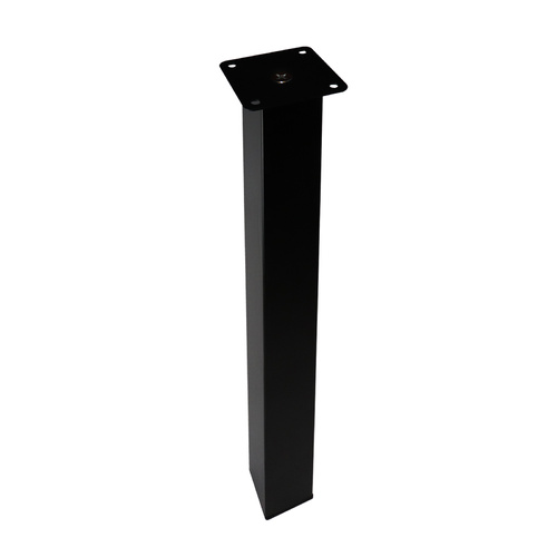 40x40x400mm Square BlackTable Leg