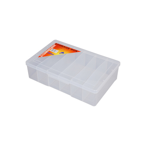 Clear Compartment Boxes (6 Compartment) 30