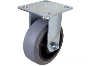 5-Inch Thermoplastic Rigid Caster, 450-lb Load Capacity
