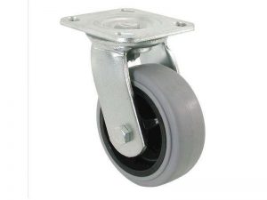 5-Inch Thermoplastic Swivel Caster, 450-lb Load Capacity