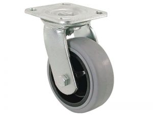 6-Inch Thermoplastic Swivel Caster, 550-lb Load Capacity