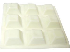 1/2-Inch SurfaceGard White Adhesive Bumper Pads, 9-Count