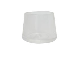 1-Inch Clear Plastic Leg Tips, 4-Pack