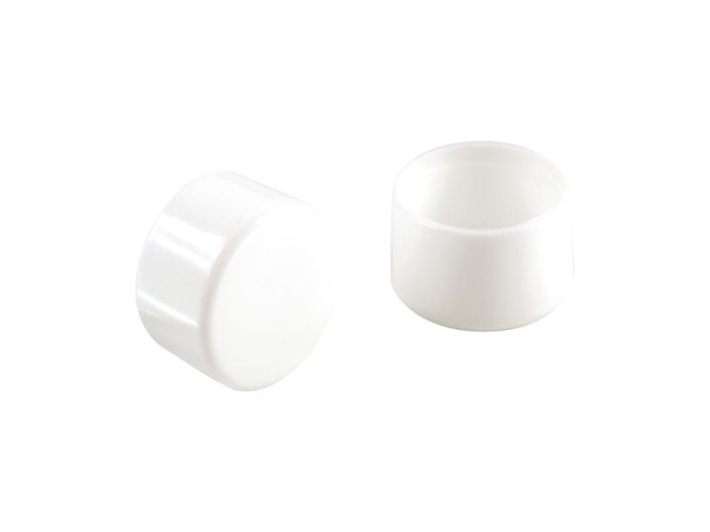 Leg Tips 3/4-Inch Plastic Leg Chair Caps, 4-Pack, White