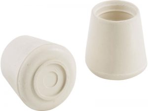 1/2-Inch Rubber Leg Tips, 24-Pack
