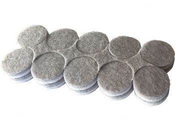 3/4-Inch Self-Adhesive Felt Commercial Grade, 20-Count, Beige