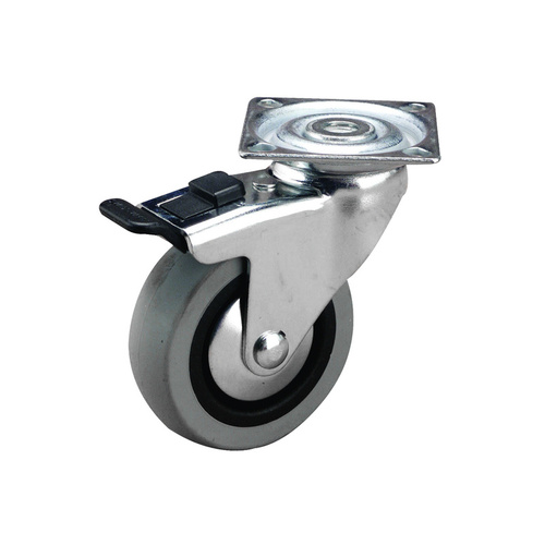 100mm Grey Rubber G1 Series Castors 55kg