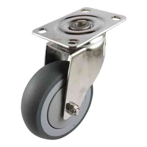 100mm Grey Rubber G7 Series Castors 100kg