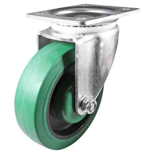 125mm Green Reflex Rubber I3 Series Casto
