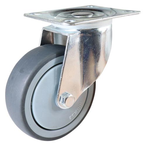 100mm Grey Rubber I4 Series Castors 100kg