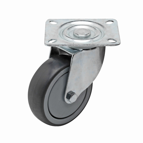 80mm Grey Rubber I4 Series Castors 80kg 1