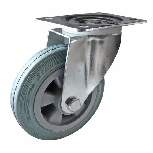160mm Grey Rubber I4 Series Castors 160kg