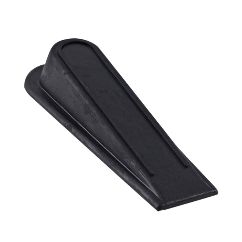 Rubber Wedge 30mm(H) Rubber BLK 3PCS