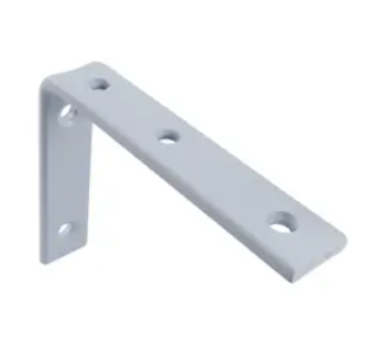 ANGLE BRACKET HEAVY DUTY - WHITE 100x125x25x6mm