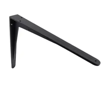 BRACKET CAST ALUMINIUM BLACK 340x290mm