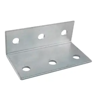 ANGLE BRACKET - ZINC PLATED 140x75x50x3.5mm