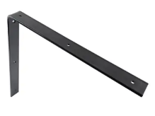 BRACKET ANGLE H/DUTY 380X380X40X6MM BLK HDAB3806