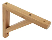 BRACKET ANGLE BAMBOO 130X150X20X15MM