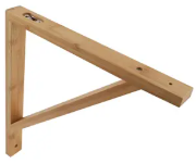 BRACKET ANGLE BAMBOO 280X300X30X15MM