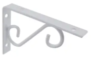 SCROLL BRACKET - WHITE 150x100x20mm