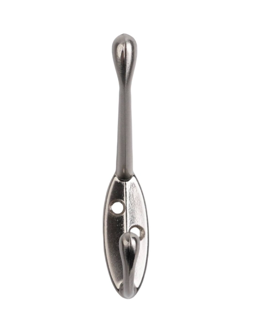 Hat & Coat hook Satin Nickel PK1