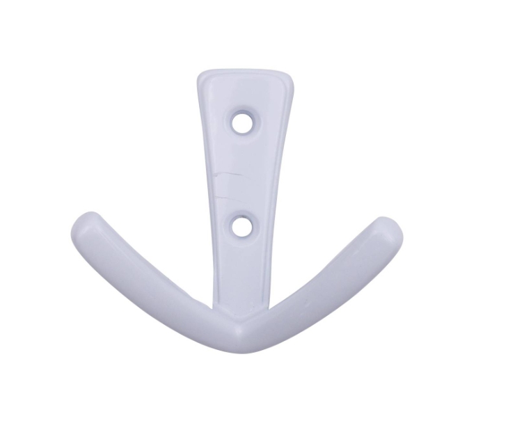 Modern Twin Hook - White
