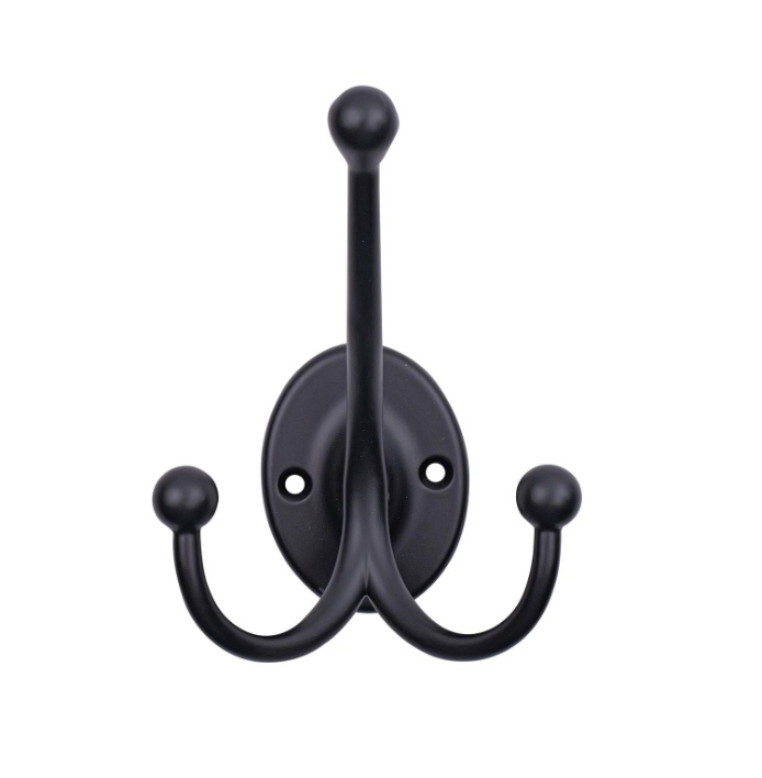 Oval Tri Hook - Antique Brass