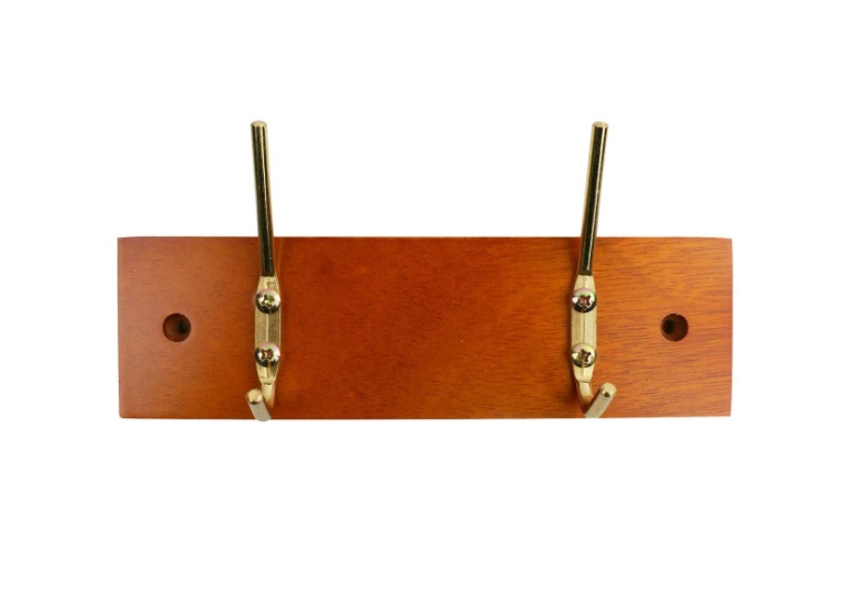 Budget Hookrail - Pine w/ Brass H&C 2 FSC100%