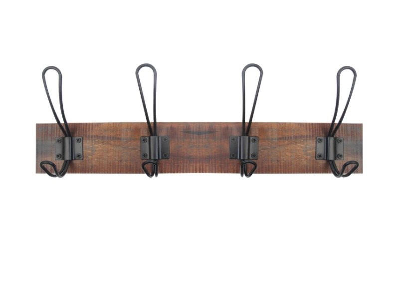 Hookrail - Antique w/ Black Wire H&C 4 FSC100%