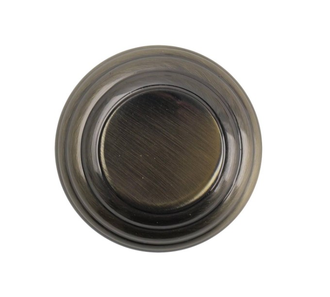Beve Knob Antique Brass PK2