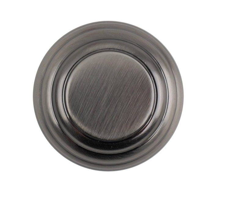 Beve Knob Antique Nickel PK2